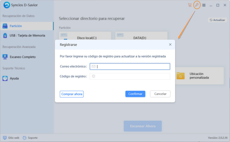 registrar Syncios D-Savior