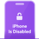 iPhone deshabilitado