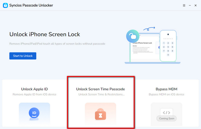elegir el código de acceso de la pantalla de desbloqueo del módulo