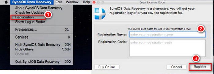 register syncios data recovery mac version