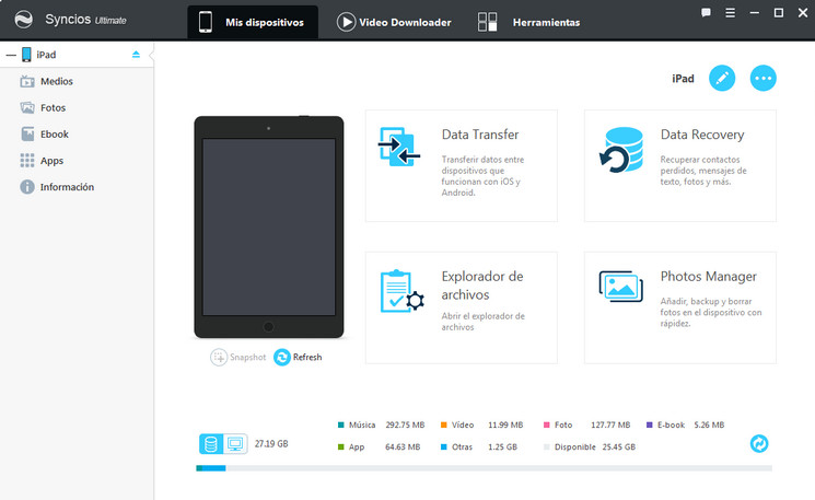 syncios ipod classic transfer